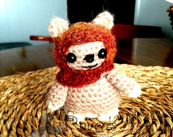 Ewok Inspired Amigurumi doll- MADE to ORDER- Star Wars Inspired dolls