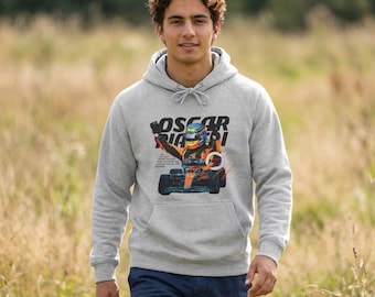 Sudadera con capucha Oscar Piastri / F1 Driver Racing Fan Apparel