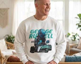 Sudadera inspirada en George Russell / Ropa para aficionados a la Fórmula 1