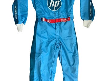 Mono de carreras de karting F1 hecho a mano, homologado CIK/FIA Nivel 2. Personalízalo en todas las tallas con opción de añadir tus propios logotipos. Envío gratuito.