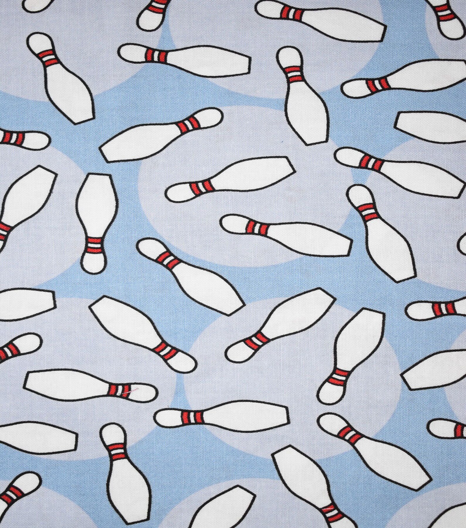 Bowling Pins Novelty Cotton Fabric by the Half Yard Suitable Etsy