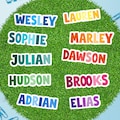Custom Name Stickers, Waterproof Vinyl Decals for Laptop Water Bottle, School Labels