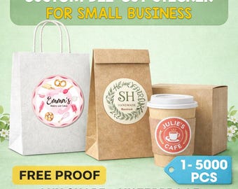 Custom Logo Vinyl Stickers | Waterproof Die Cut Decals