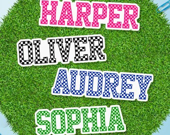 Custom Waterproof Vinyl Name Stickers | Personalized Decals
