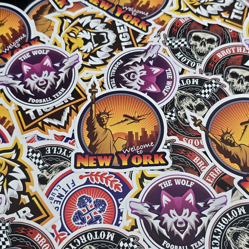 Custom Logo Stickers | Die Cut Vinyl Decals - Etsy