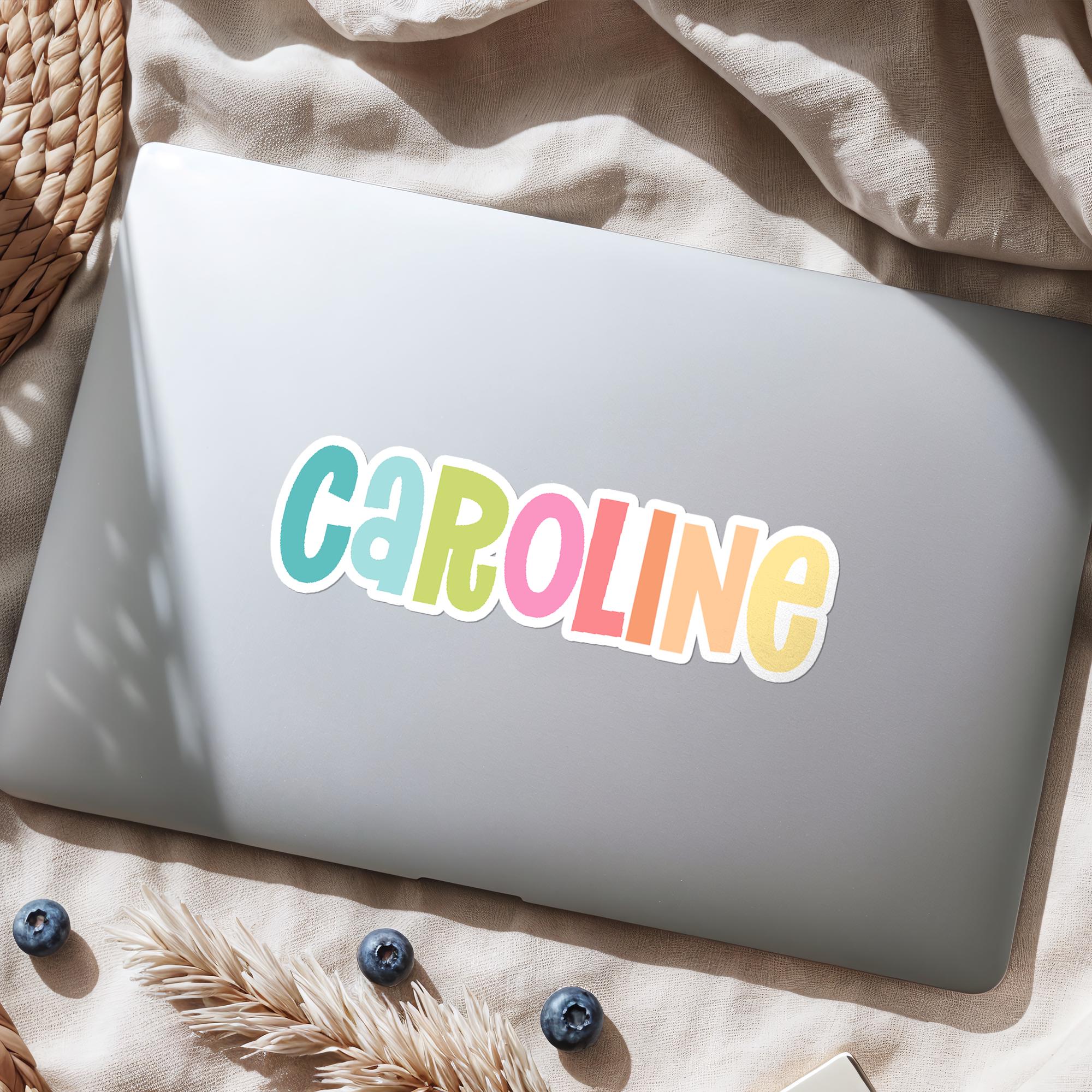 Name Stickers Customisation Personalized Name Stickers | Custom Waterproof Vinyl Name Decals - Etsy