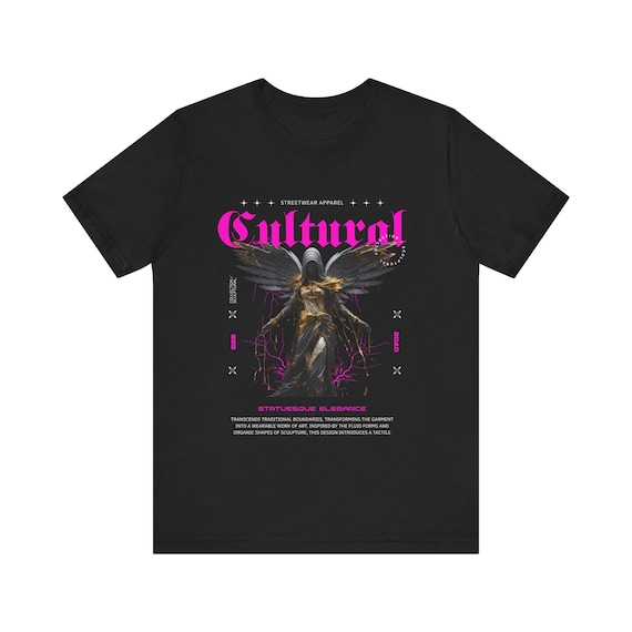 Cultural Graphic Tee: Unisex Streetwear Fashion