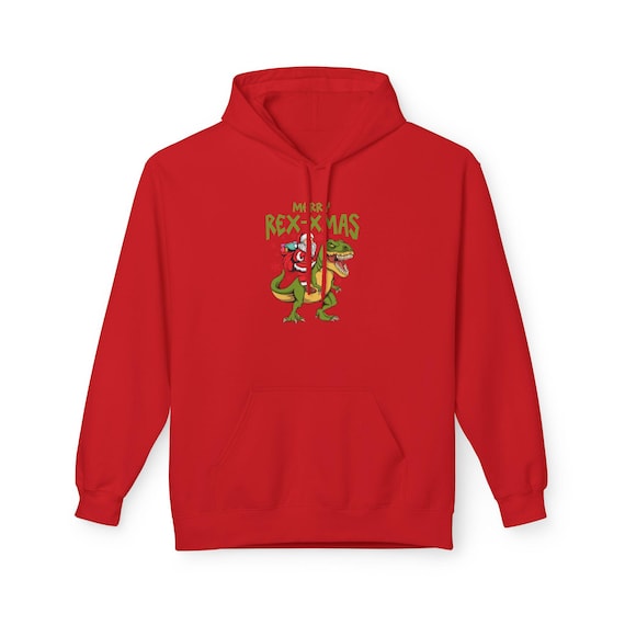 Funny Dinosaur Christmas Hoodie | Unisex Midweight Fleece Sweatshirt, Holiday Apparel, Gift for Dinosaurs Fans, Comfortable Hoodie, [...]