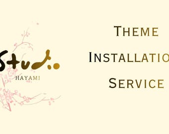 Template Customisation/ Installation Service