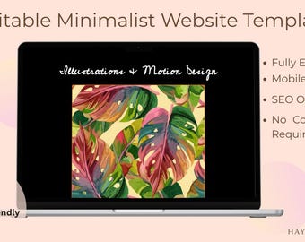 Illustrator Website Template