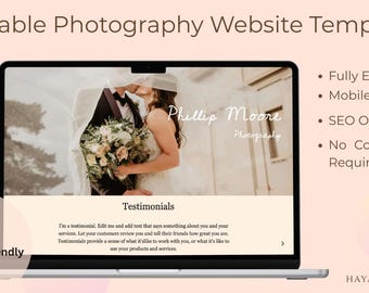 Photography Business Website Template