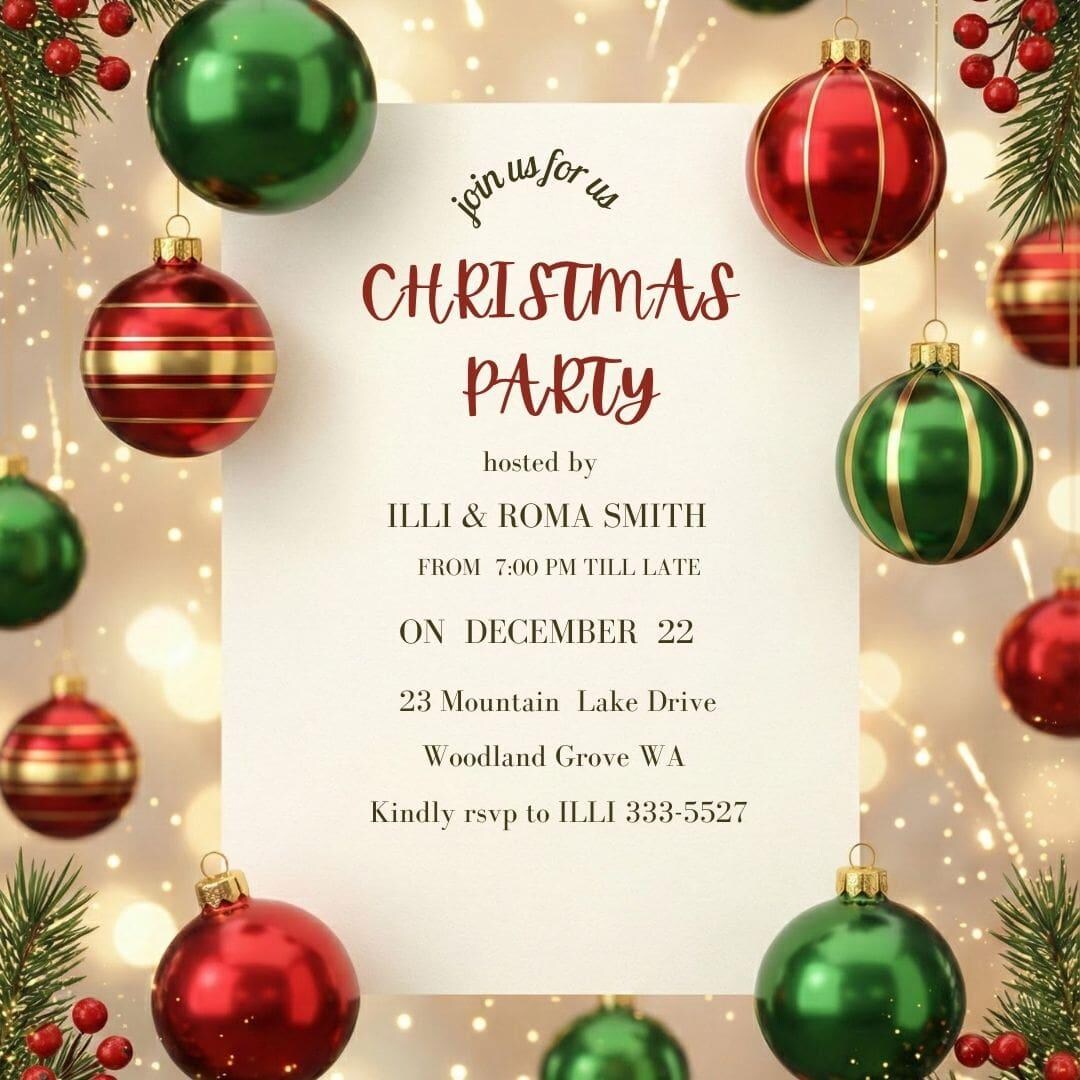 Jumbo Christmas Card Template Editable Treat Cards Canva (digital