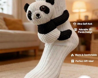 Panda Cozy Hand Knitted Socks™