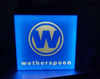 Caja de luz de Wetherspoons