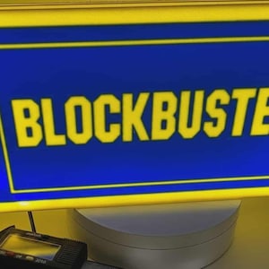 Blockbuster Style Lightbox - Sei freundlich, spule deine Erinnerungen zurück