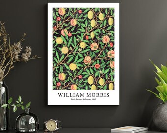 William Morris Fruit Pattern Print | Vintage Arts & Crafts Wall Art | Digital Download