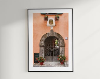 Italian Coastal Doorway Print | Marina della Lobra, Sorrento Wall Art | Digital Download