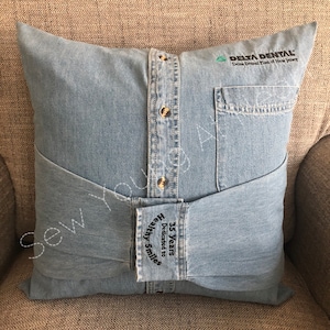 Memory Pillow with Sleeves, Keepsake Pillow, COVER ONLY, with or without message