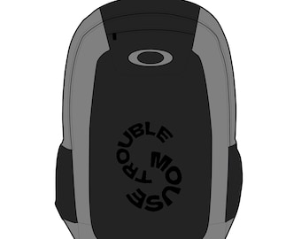 Trouble Mouse circular logo Backpack | 20L Enduro pack