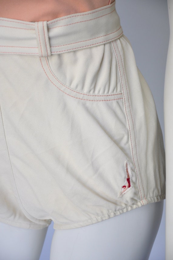1960s Jatzen one piece swimsuit with belt XS/S