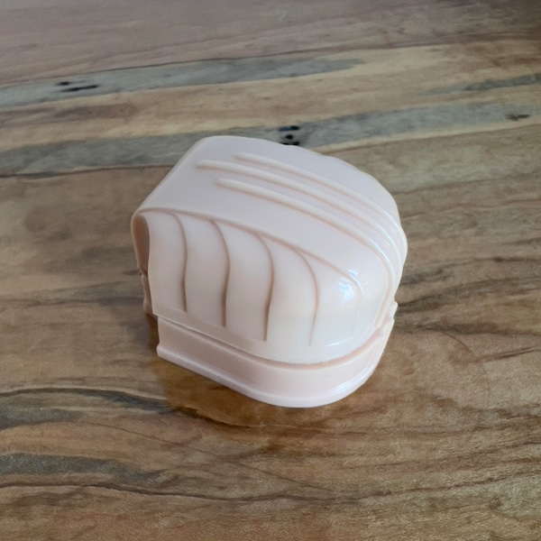 vintage antique peach art deco celluloid ring box