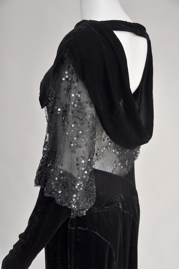 black velvet dress with sequins Black Sleeveless Sequin Sparkle Velvet Short Dress main image 0