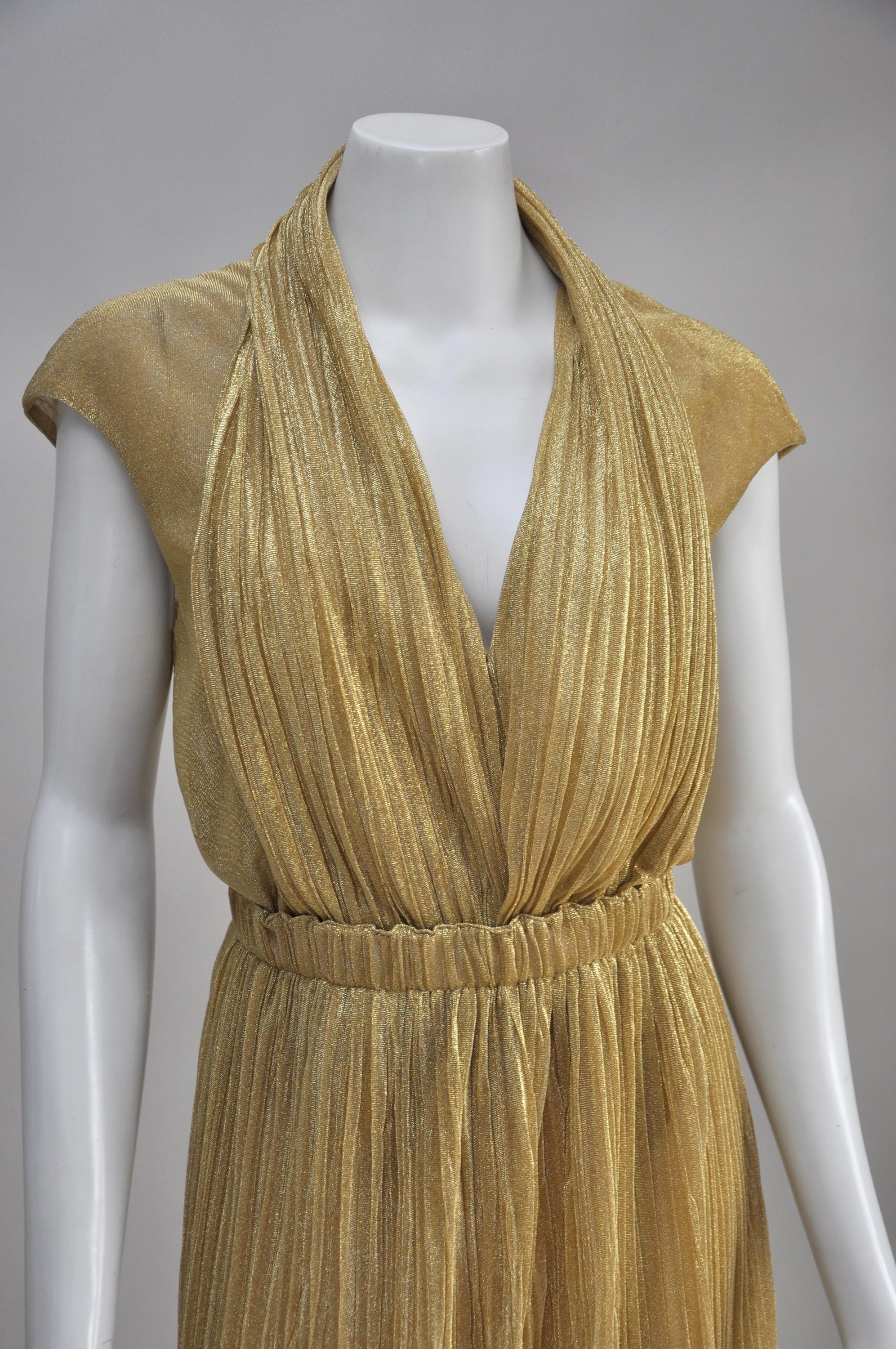 80s Gold Lame Dress - Etsy