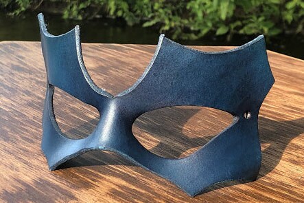 Sidekick Mask Sidekick Superhero Mask | Leather Mask | Costume Mask | Cosplay Mask ...