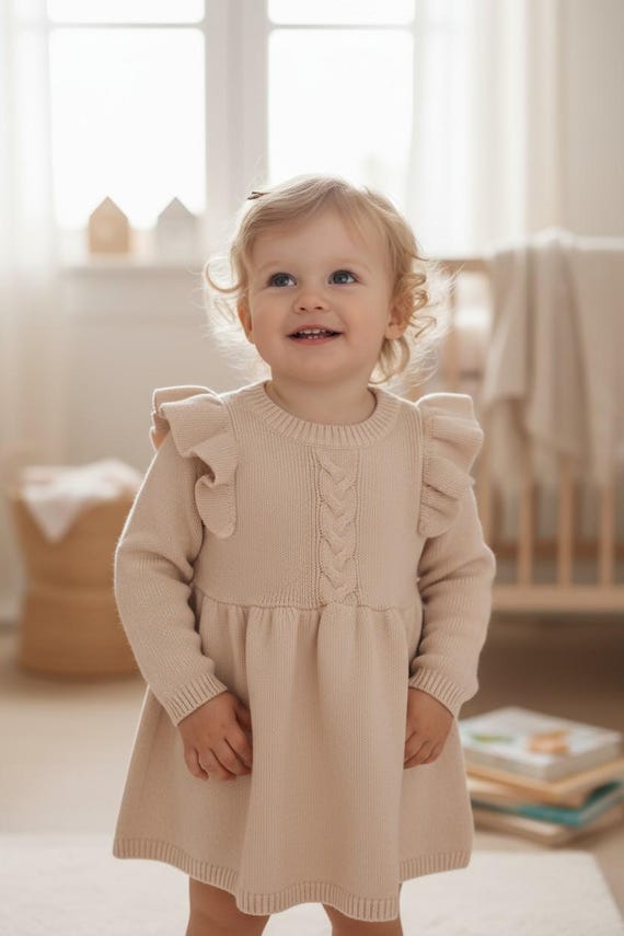 winter ruffle dress Winter White Empire Ruffle Sleeve Maxi Dress