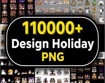 110.000 PNG de temporada para todos los días festivos: citas divertidas, San Valentín, Pascua, Halloween, Navidad, paquete de sublimación