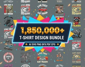 Paquete de 1.850.000 SVG de texto divertido: citas sarcásticas, memes de humor y diseño retro