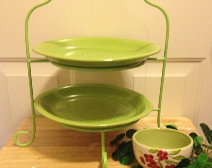 Vintage Plate Stands Tiered, Dinner Plates Stands Kitchen Serving Etsy