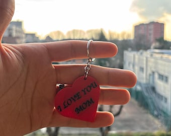 Llavero de corazón NFC personalizado