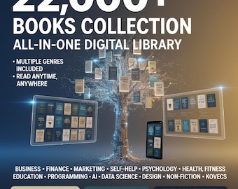 22.000+ eBook Sammlung | PDF & EPUB | Geld verdienen, Belletristik, Sachbücher, Selbsthilfe, Business, | Digitaler Download