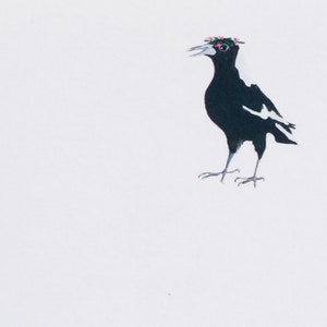 Australian Magpie greeting card, all occasions image 7