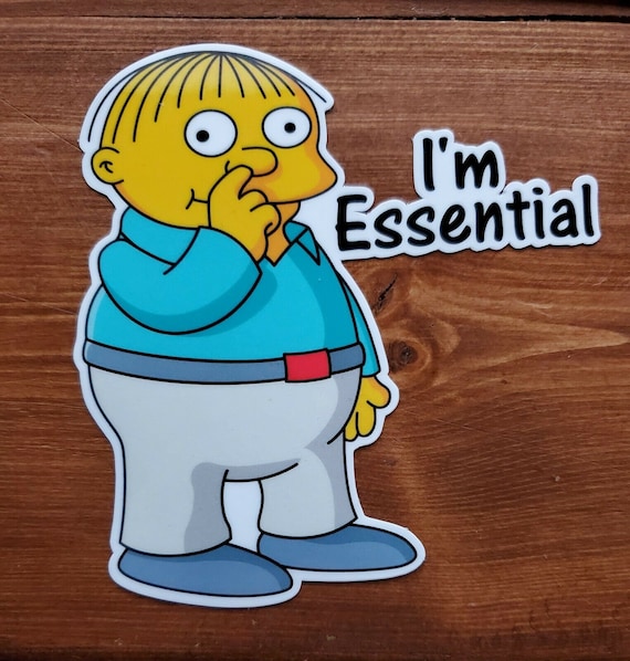 Im Essential Vinyl Sticker Decal Virus Worker Meme Funny Ralph Etsy Im Essential Vinyl Sticker Decal Virus Worker Meme Funny Ralph Etsy