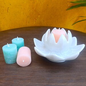 Beautiful Hand Carved White Marble Candle Stand Candle Holder for your Home and office Elevate Your Space with Romance and Beauty