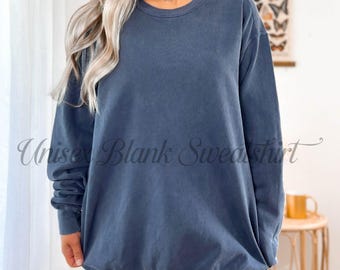 Blank Comfort Colors® 1566 Sweatshirt, Unisex Adult Garment-Dyed Crewneck Gildan 18000, Soft Vintage Style Wholesale Gildan 18500 Hoodie