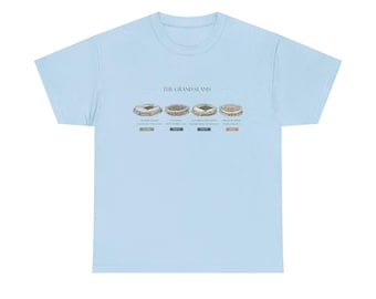 Grand Slam Tennis Stadium Blueprint T-Shirt | Wimbledon, US, Australian, French Open