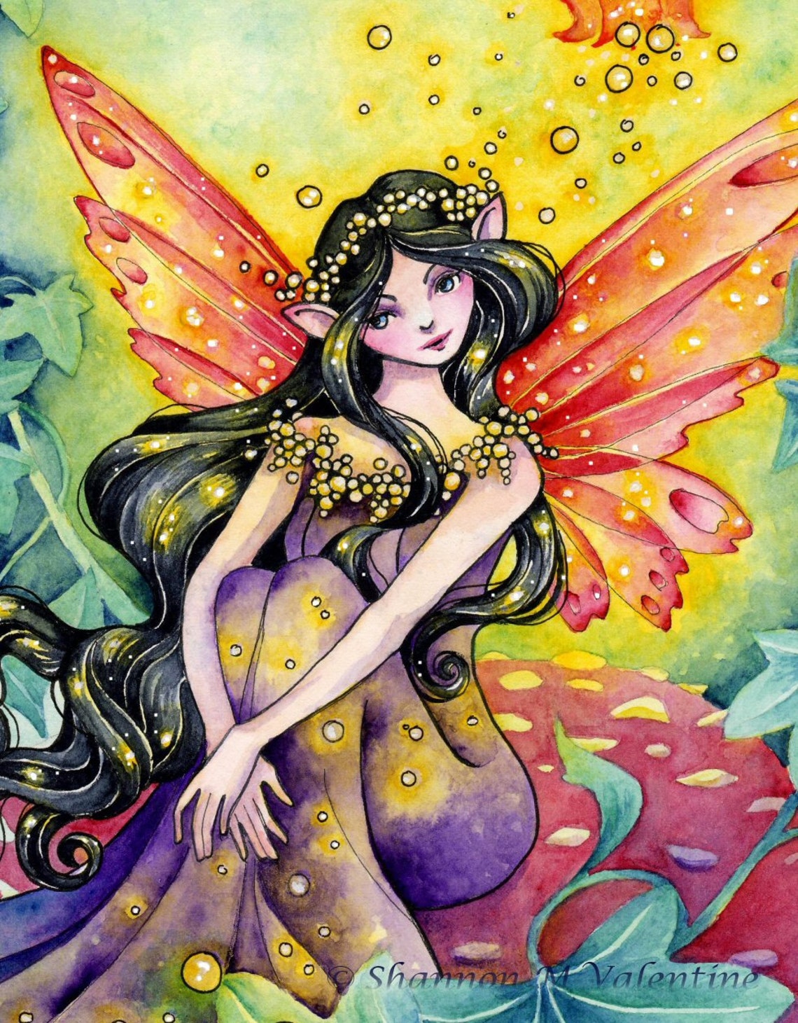 Fairy Fantasy Art Print faerie Light Limited - Etsy