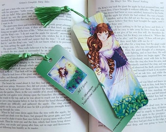 Fairy Art Bookmark | 2x6 Fantasy Art Book Mark | Book Lover Gift | Faerie Fae