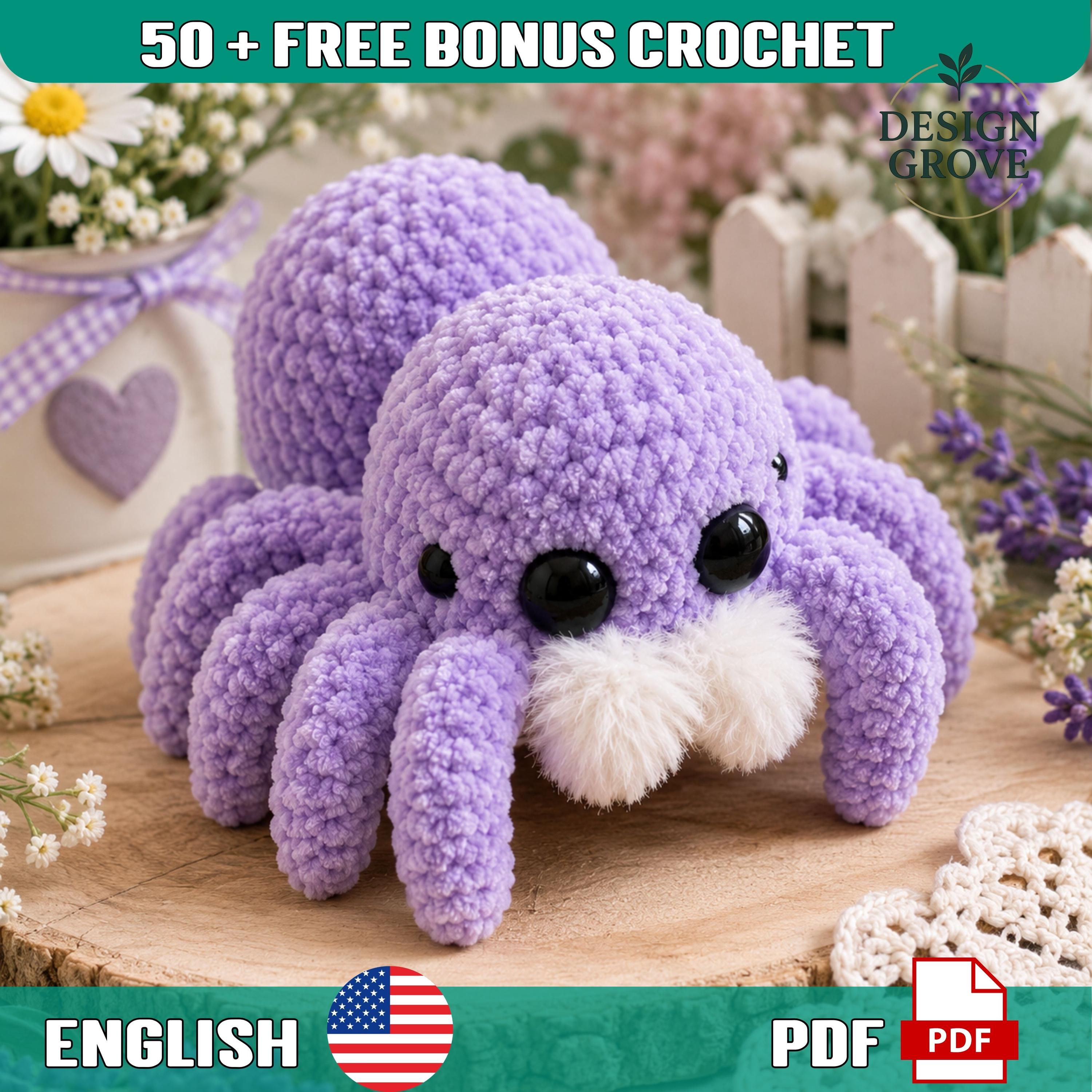 Low Sew Jumping Spider Plush Pattern