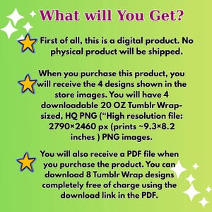 Mardi Gras Tumbler Wrap | Purple Green Gold Glitter, May Contain Alcohol image 7