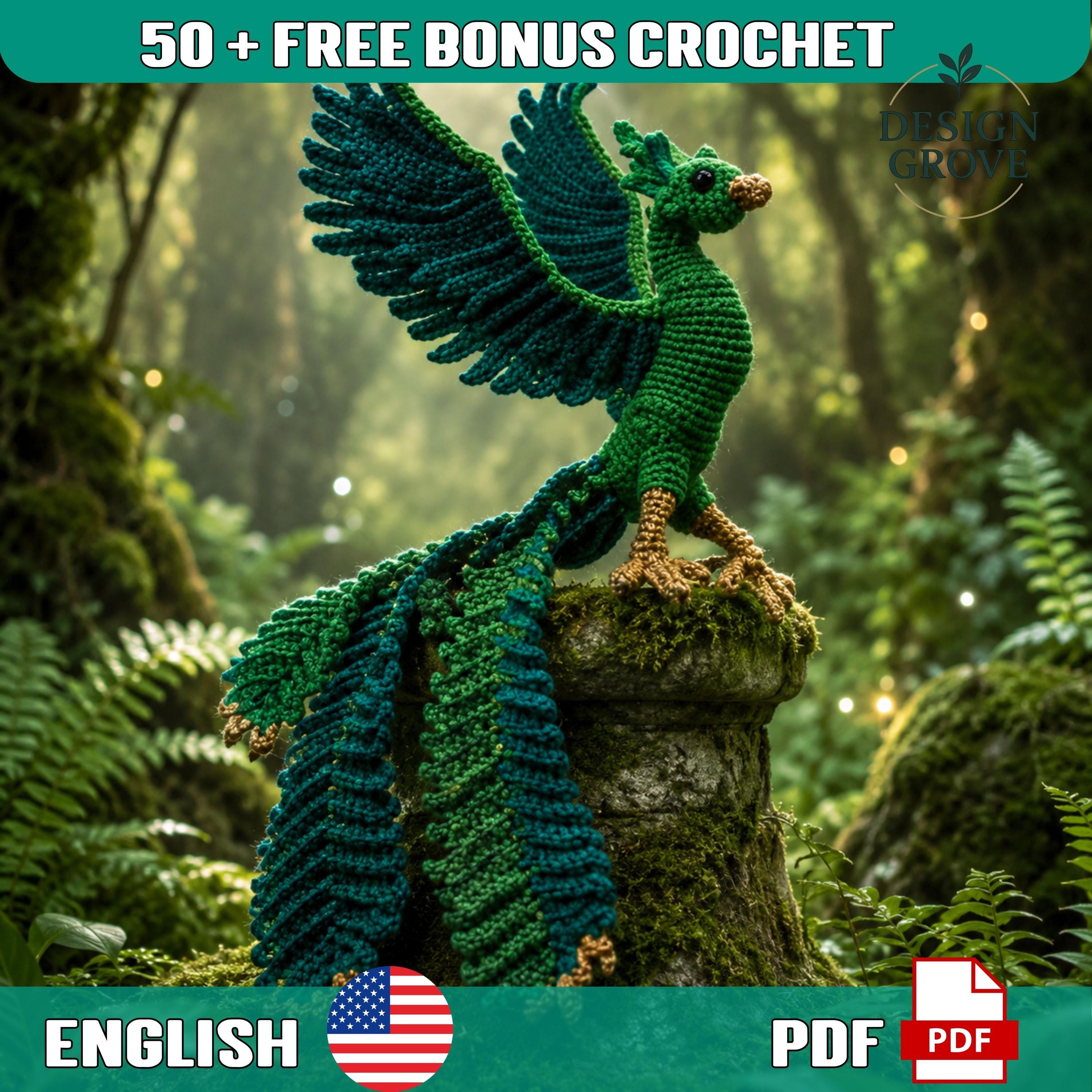 Phoenix Firebird Plush Crochet Pattern