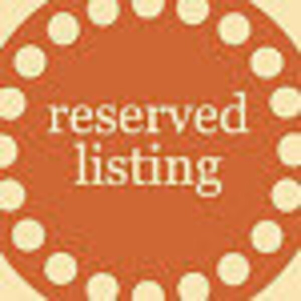 Reserved for Nichole M. - Additional flowers for existing order