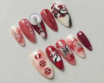 BTS Arirang Drücken Sie auf die Nägel | Traditionelle koreanische Kunst, 3D Silber Mond Perle, Kalligraphie | Auflage 2