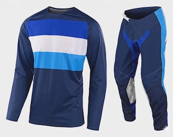 Completo da motocross MX personalizzato 2025, maglia e pantaloni, set di abbigliamento da motocross personalizzato, kit per ATV e fuoristrada, regalo perfetto per gli appassionati di motocross.