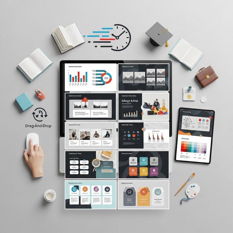 3000 Powerpoint Slide Templates | Modern Business Presentation (digital ...