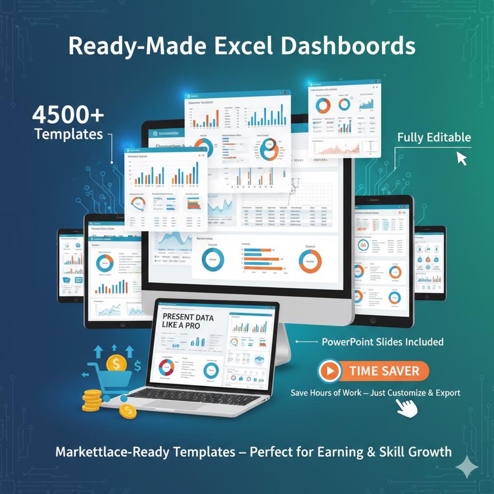 4500+ World Excel Dashboard Templates | Business, Finance, Marketing ...