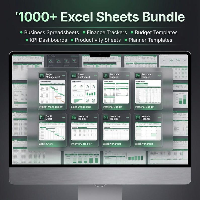 1000+ Excel Business Spreadsheet Templates | Finance, Budget, KPI ...